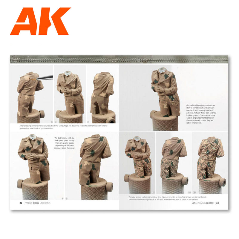 AK Interactive Learning Series #2 Panzer Crew Uniforms Painting Guide - English (AK272)