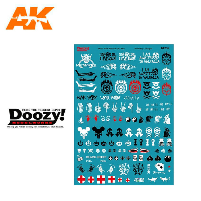 Doozy 1/24 Mad Max Decals (DZ034)