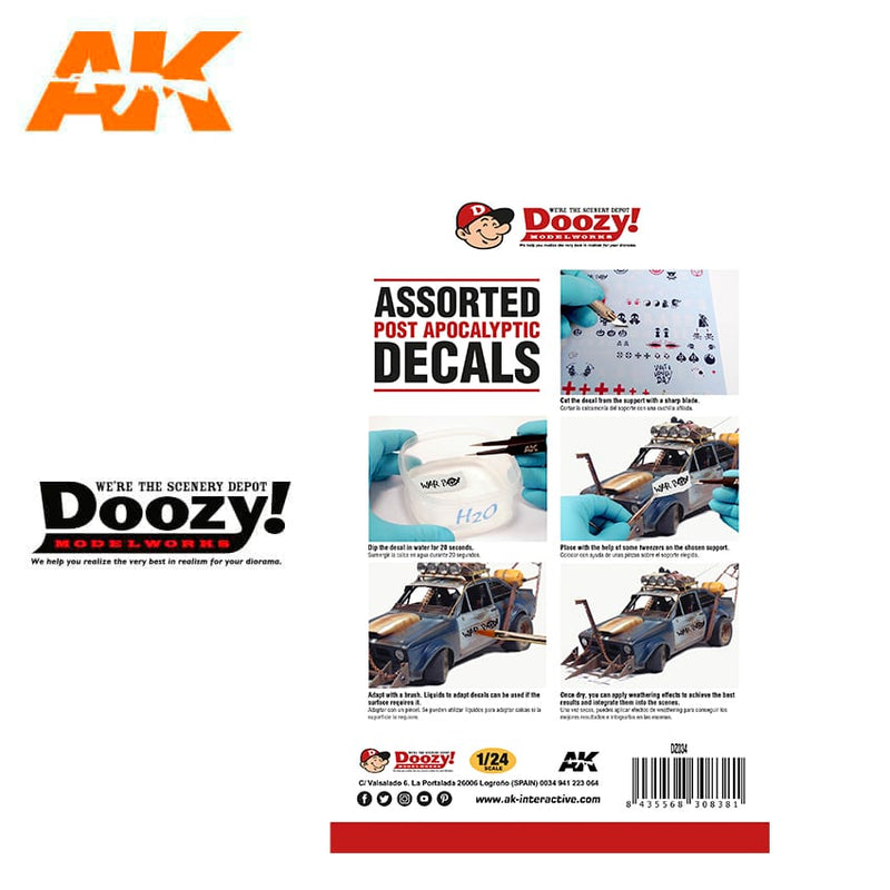 Doozy 1/24 Mad Max Decals (DZ034)