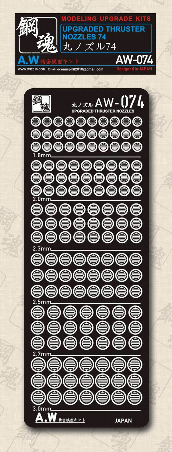 Madworks AW074 Detail-up for Thruster and Nozzles