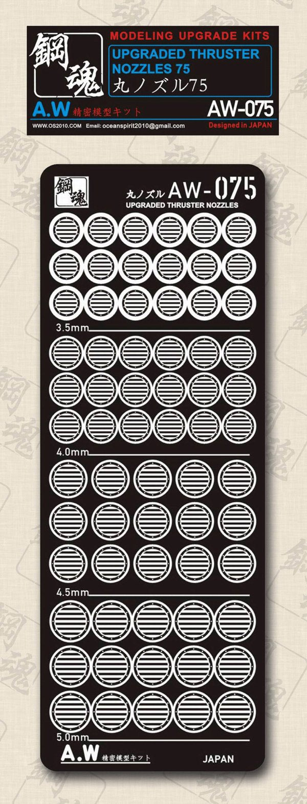 Madworks AW075 Detail-up for Thruster and Nozzles