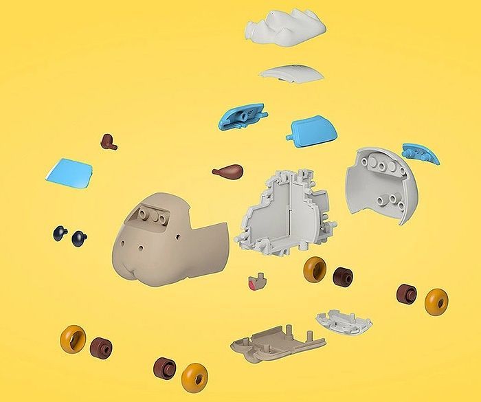 Moderoid Pui Pui Molcar Non-scale Abbey Plastic Model Kit