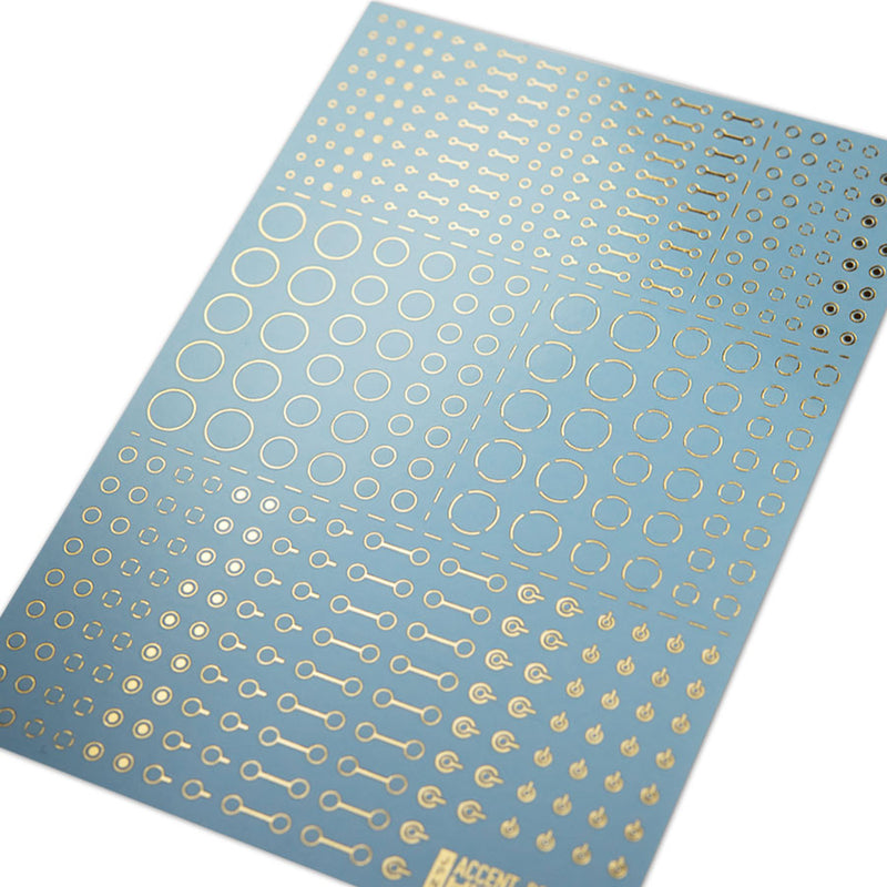 HiQ Parts Accents Decal A Foil Gold (1 Sheet)