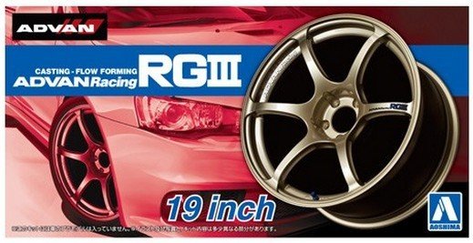 Aoshima 1/24 Advan Racing RGIII 19 Inch Rims