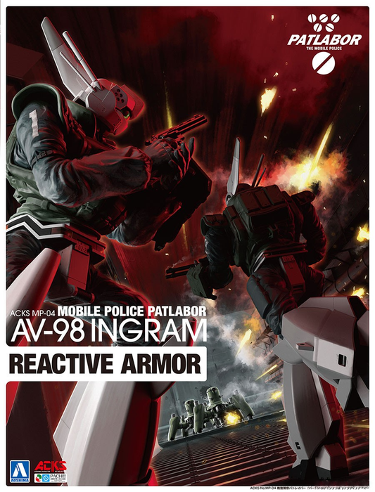 Mobile Police Patlabor 1/43 AV-98 Ingram Reactive Armor (Aoshima ACKS MP-04)
