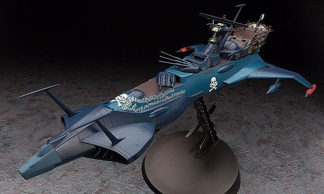 Space Pirate Captain Harlock 1/1500 Space Pirate Battleship Arcadia Second Ship (Phantom Death Shadow conversion)