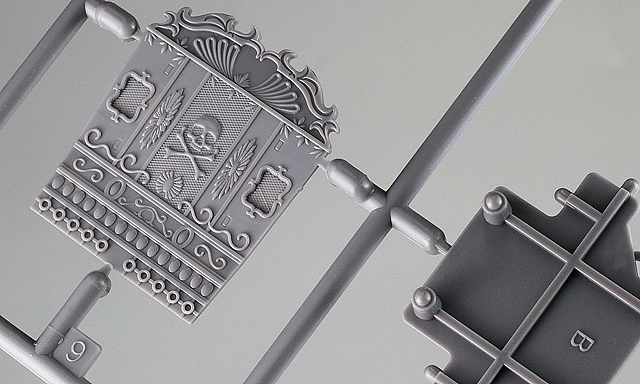 Space Pirate Captain Harlock 1/1500 Space Pirate Battleship Arcadia Second Ship (Phantom Death Shadow conversion)