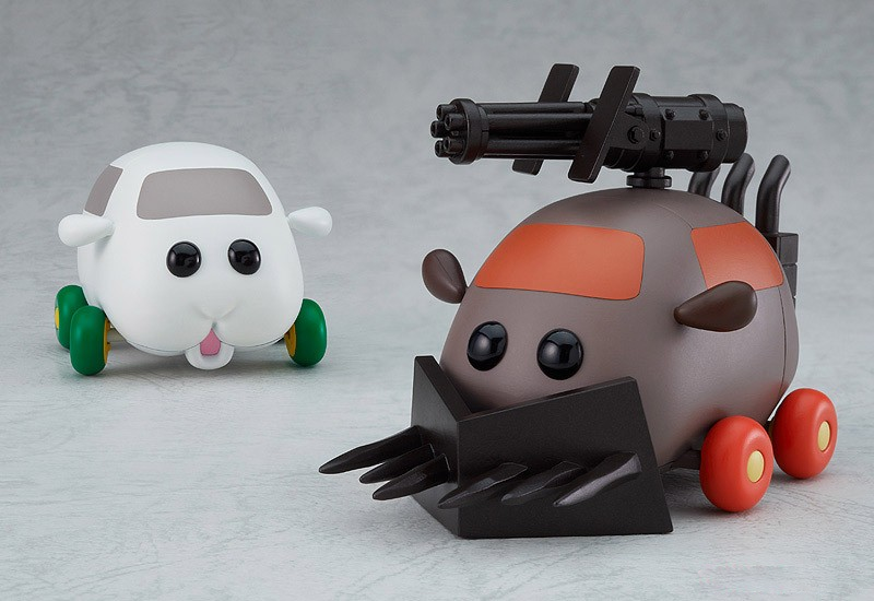 Moderoid Pui Pui Molcar Non-scale Armored Teddy Plastic Model Kit