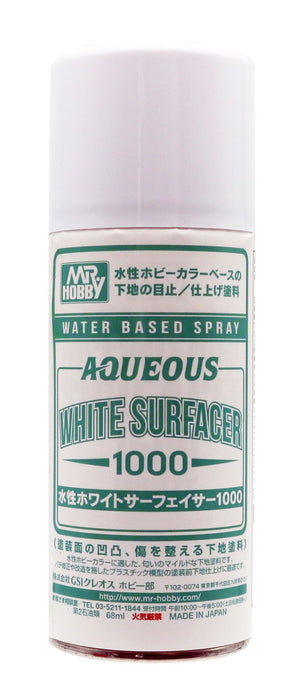 Mr.Hobby Aqueous White Surfacer 1000 Spray (B612)