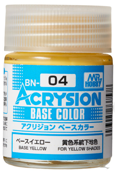 Mr.Hobby Acrysion Base Color BN04 - Base Yellow