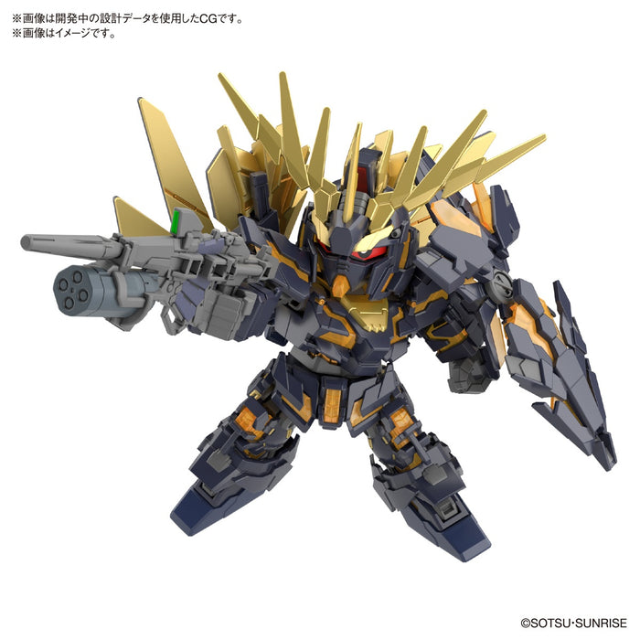 SD Gundam SDCS RX-0 Unicorn Gundam 02 Banshee (Destroy Mode)