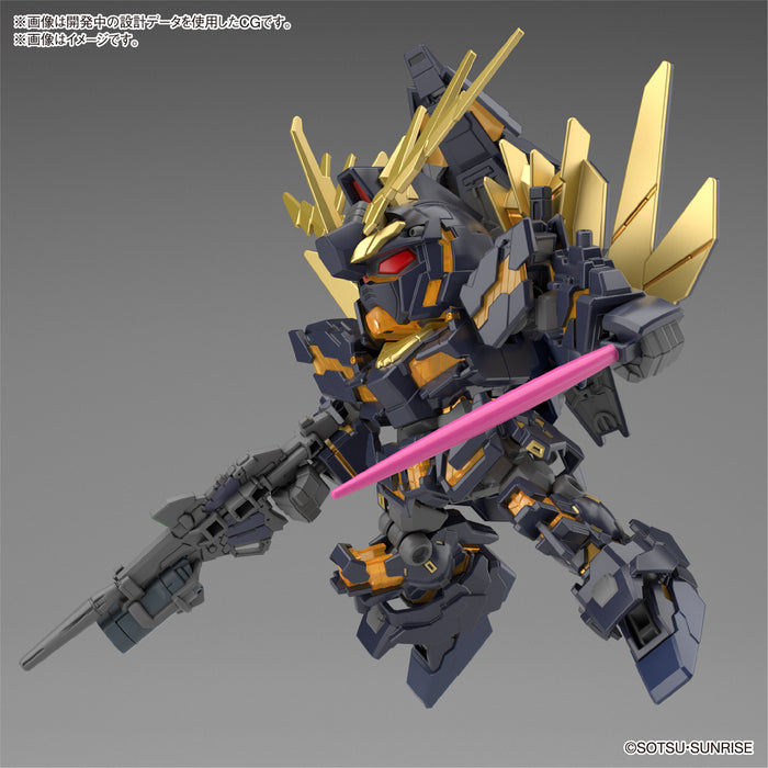 SD Gundam SDCS RX-0 Unicorn Gundam 02 Banshee (Destroy Mode)