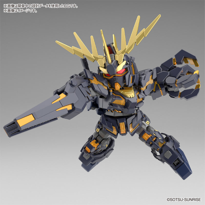 SD Gundam SDCS RX-0 Unicorn Gundam 02 Banshee (Destroy Mode)