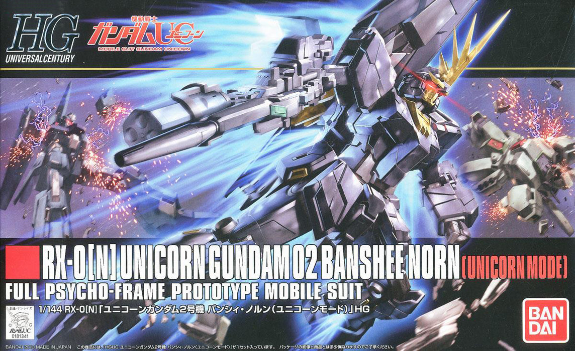 High Grade (HG) HGUC 1/144 RX-0 Unicorn Gundam 02 Banshee Norn (Unicorn Mode)