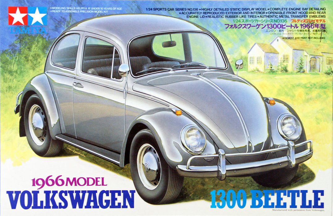 1/24 Volkswagan 1966 Beetle 1300 (Tamiya Sports Car Series 136)