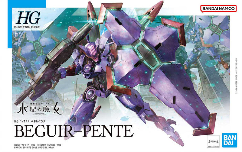 High Grade (HG) Gundam Witch from Mercury 1/144 CEK-077 Beguir-Pente
