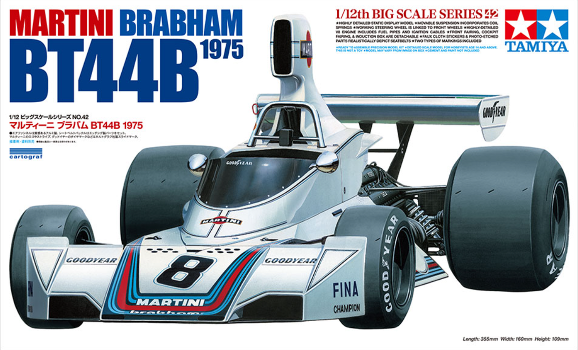 1/12 Martini Brabham BT44B 1975 (Tamiya Big Scale Series 42)