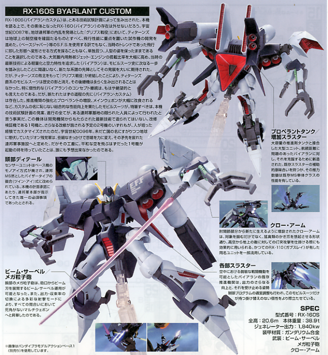 High Grade HGUC 1/144 Byarlant Custom