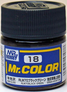 Mr.Color C18 - RLM70 Black Green