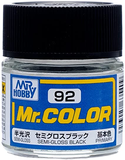 Mr.Color C92 - Semi-gloss Black