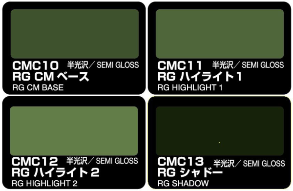 Mr.Color CS584 - Color Modulation Set - Russian Green Version