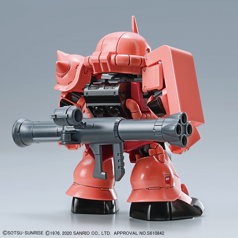 SD Gundam SDCS MS-06S Char's Zaku II x Hello Kitty