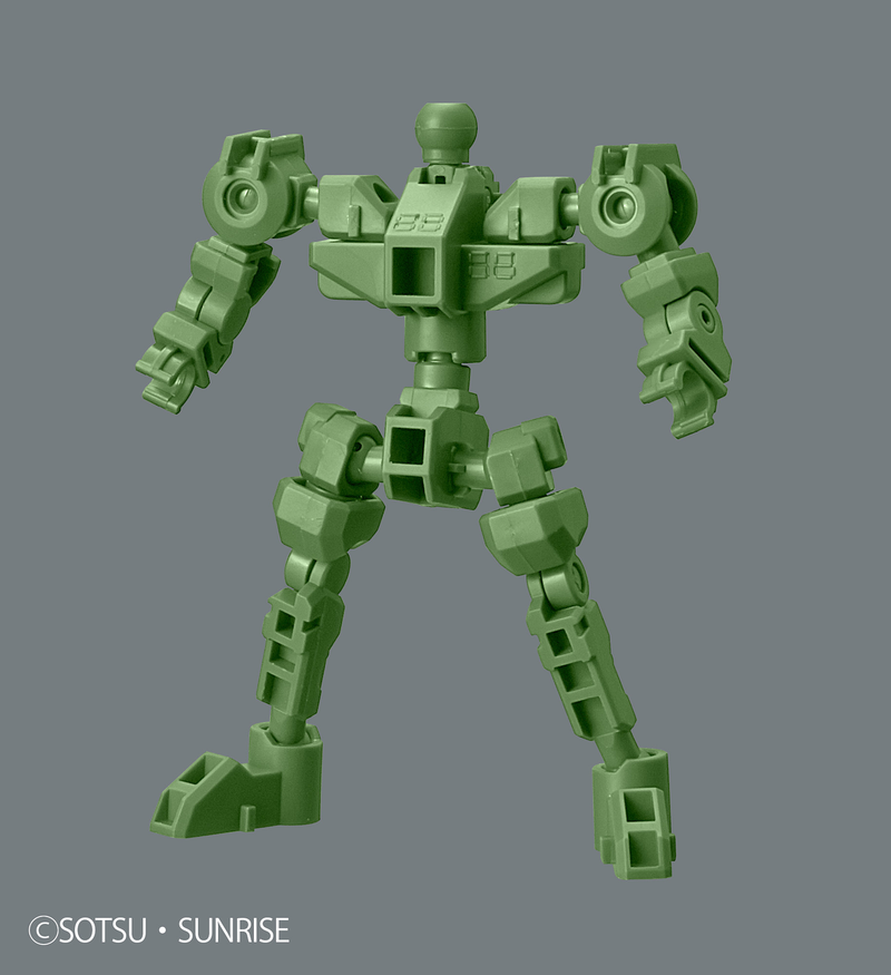 SD Gundam SDCS Cross Silhouette Frame (Green)