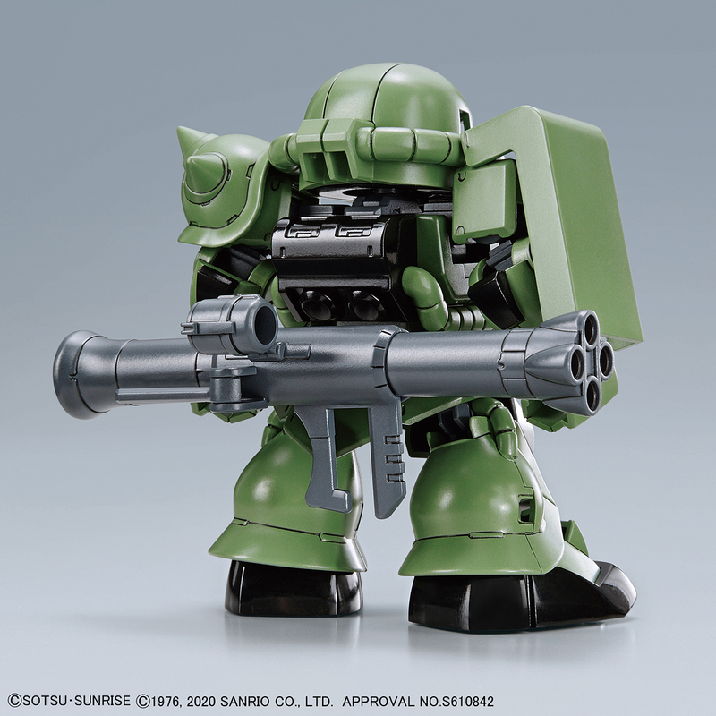 SD Gundam SDCS MS-06 Zaku II x Hello Kitty
