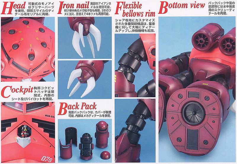 Master Grade (MG) 1/100 MSM-07S Char's Z'gok