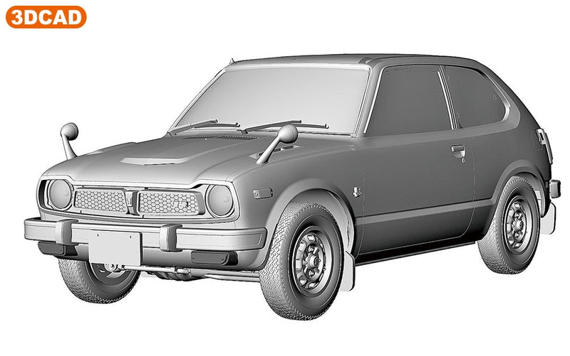 1/24 Honda Civic RS (SB-1) 3 Door Hatchback 1974 (Hasegawa Historic Car Series No.25)
