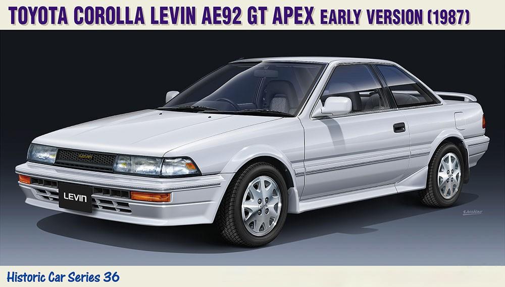 1/24 Toyota Corolla Levin AE92 GT APEX Early Version (Hasegawa Historic Car Series No.36)