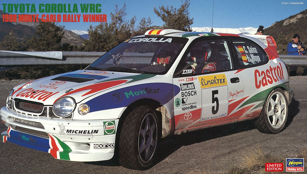 1/24 Toyota Corolla WRC 1998 Monte Carlo Rally Winner (Hasegawa 20266)