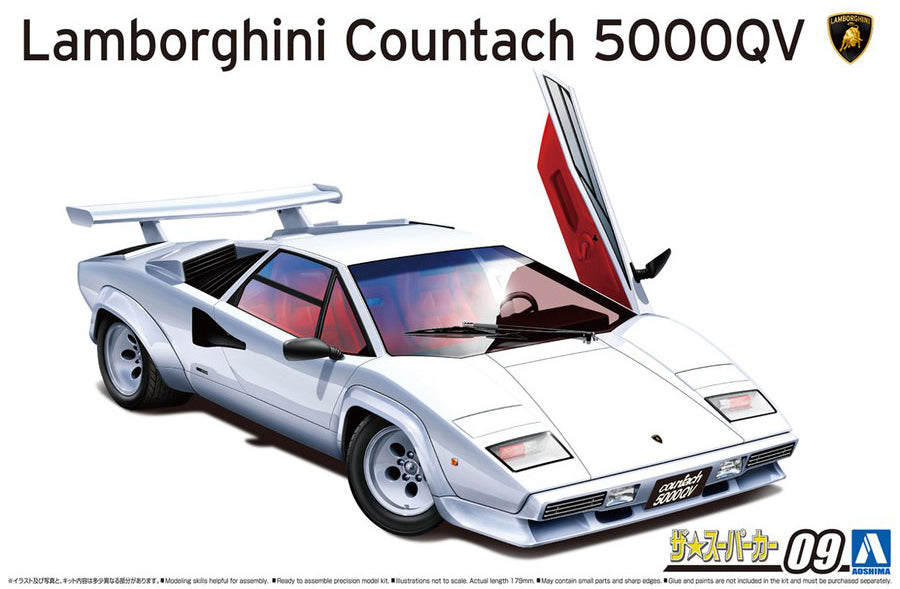 1/24 Lamborghini Countach 5000QV (Aoshima The Super Car Series 09)