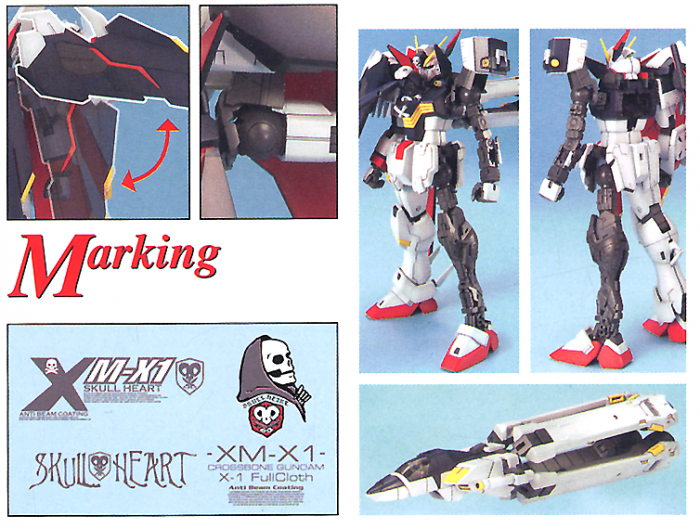 Master Grade 1/100 Crossbone Gundam X1 Full Cloth