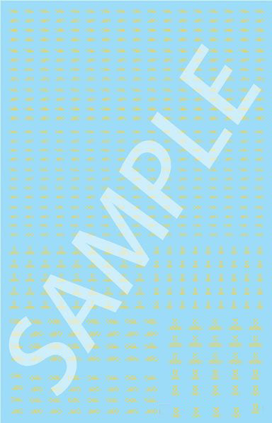 Hobby Japan Modeler's Decal Caution A Yellow