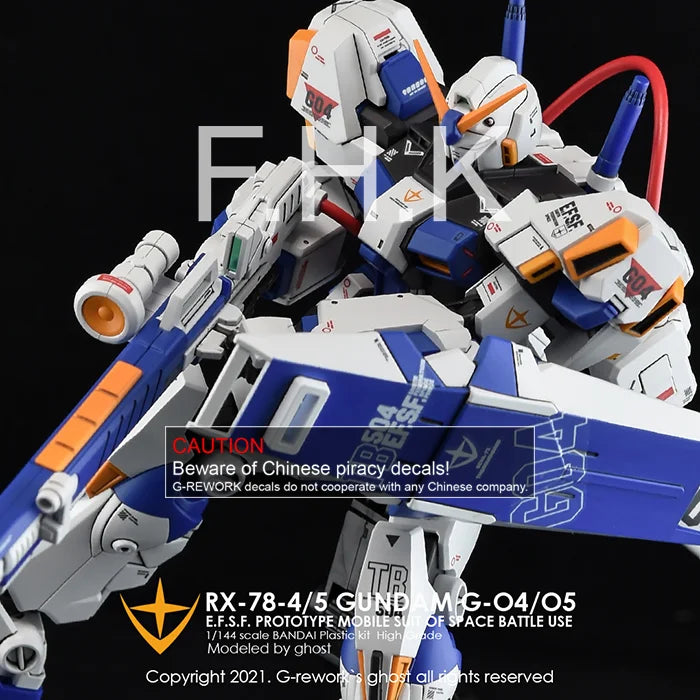 G-Rework Decal - HGUC RX-78-4/RX-78-5 G04/G05 Use Full Set