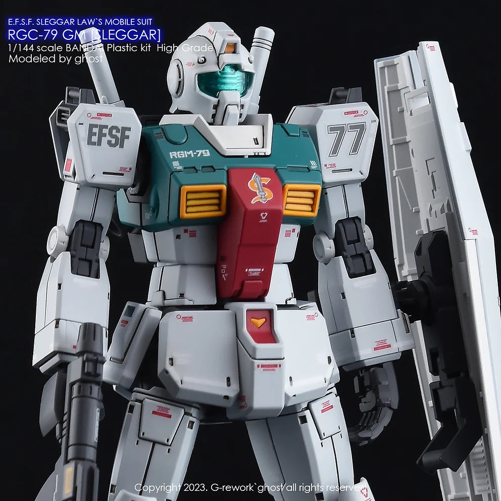 G-Rework Decal - HG Gundam The Origin RGC-79 GM (Sleggar Ver) Use