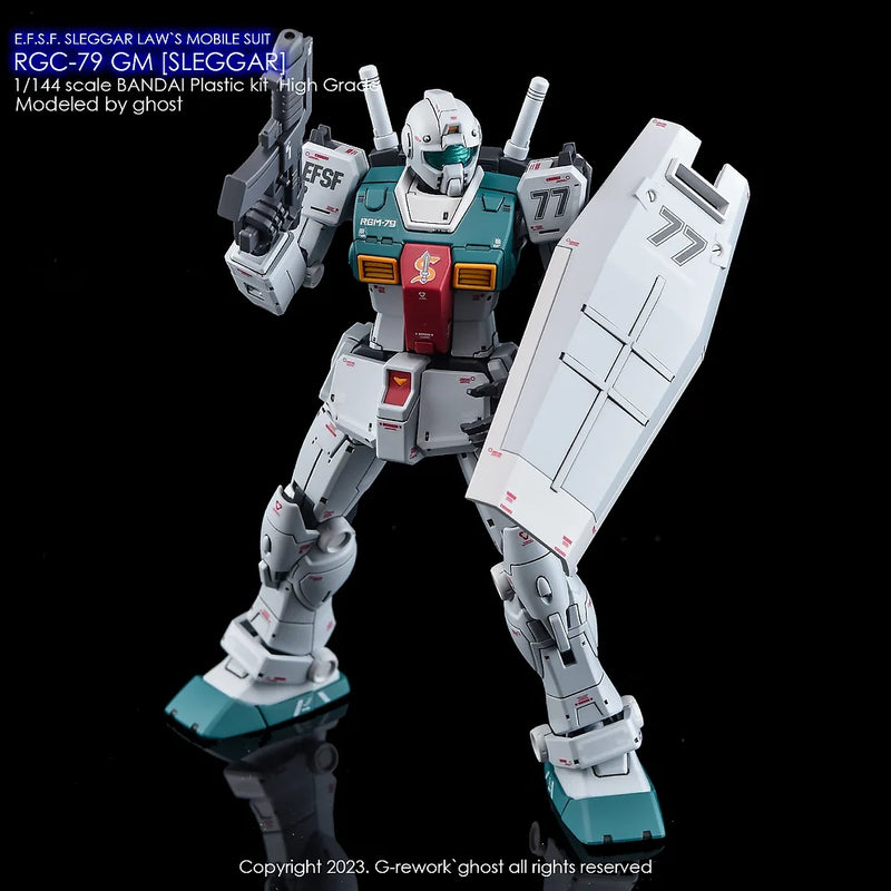 G-Rework Decal - HG Gundam The Origin RGC-79 GM (Sleggar Ver) Use