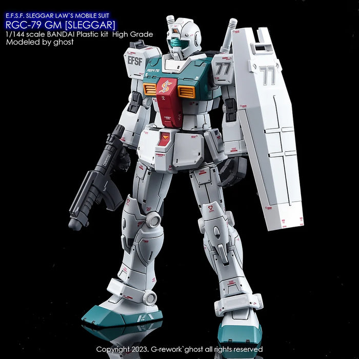 G-Rework Decal - HG Gundam The Origin RGC-79 GM (Sleggar Ver) Use