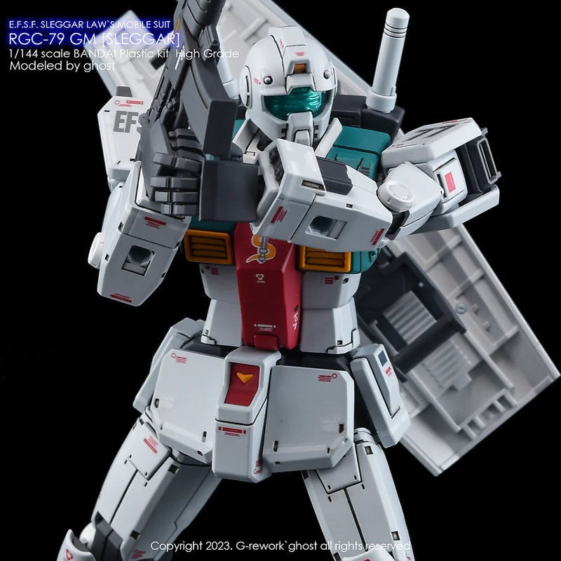 G-Rework Decal - HG Gundam The Origin RGC-79 GM (Sleggar Ver) Use