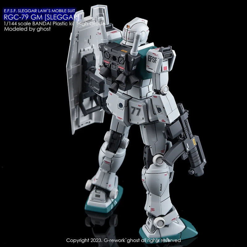 G-Rework Decal - HG Gundam The Origin RGC-79 GM (Sleggar Ver) Use