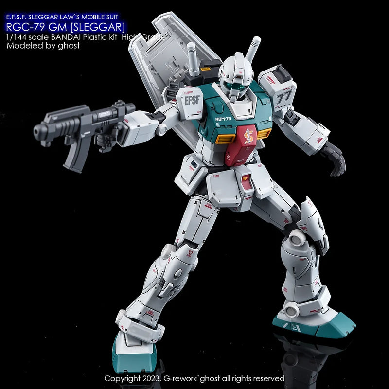 G-Rework Decal - HG Gundam The Origin RGC-79 GM (Sleggar Ver) Use