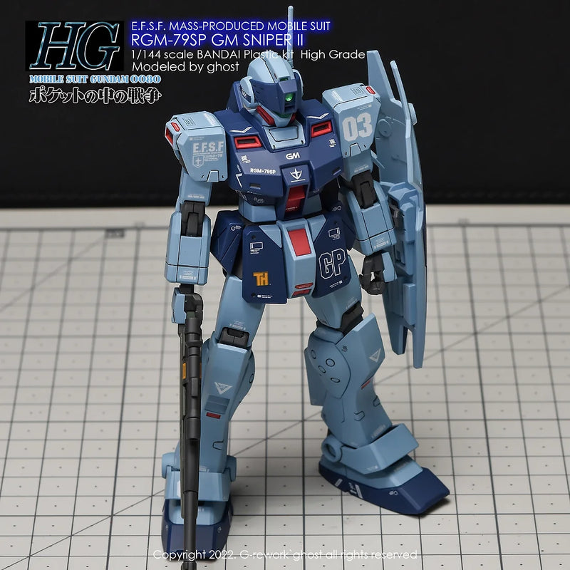 G-Rework Decal - HGUC RGM-79SP GM Sniper II Use