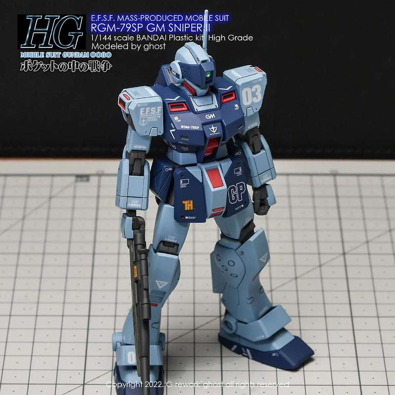 G-Rework Decal - HGUC RGM-79SP GM Sniper II Use