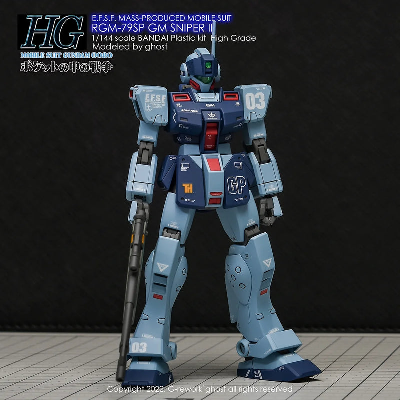 G-Rework Decal - HGUC RGM-79SP GM Sniper II Use