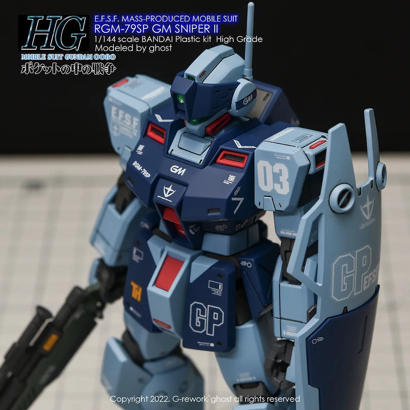 G-Rework Decal - HGUC RGM-79SP GM Sniper II Use