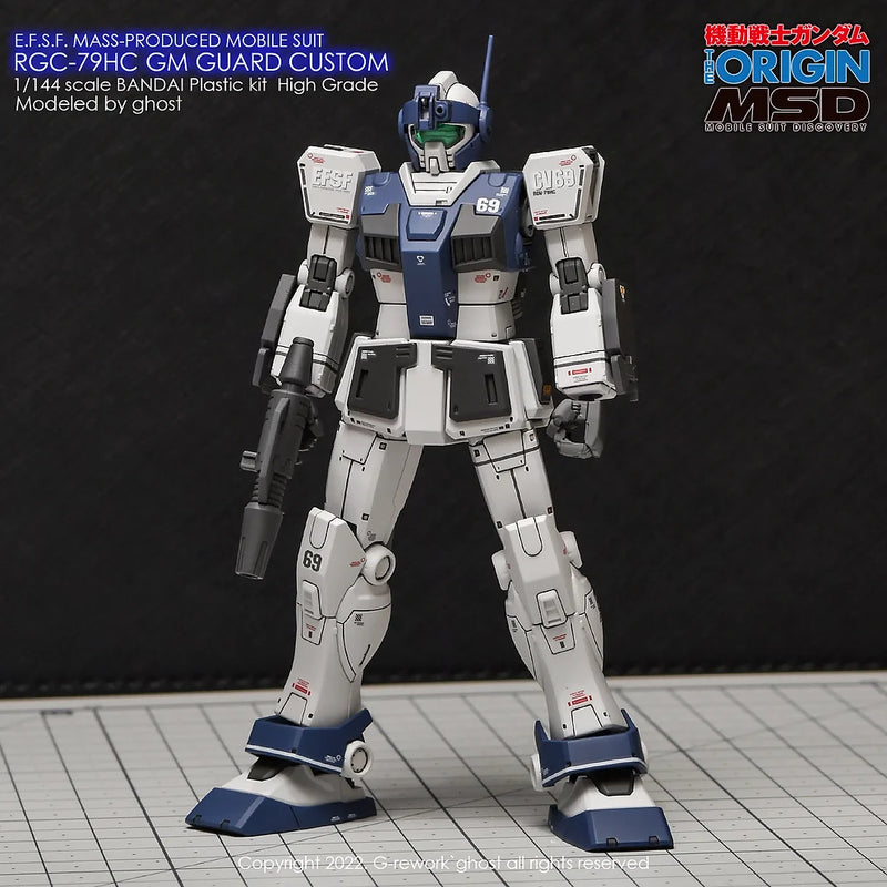 G-Rework Decal - HG Gundam The Origin RGC-79HC GM Guard Custom Use
