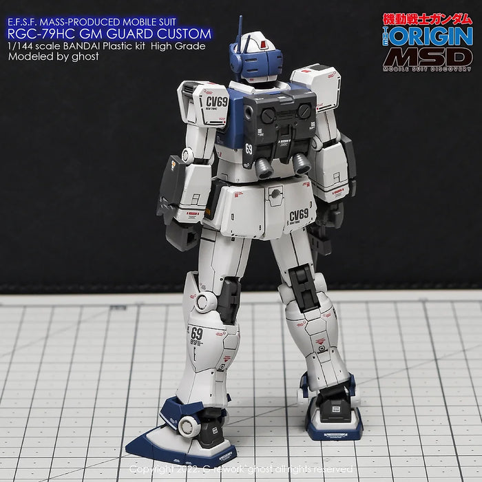 G-Rework Decal - HG Gundam The Origin RGC-79HC GM Guard Custom Use