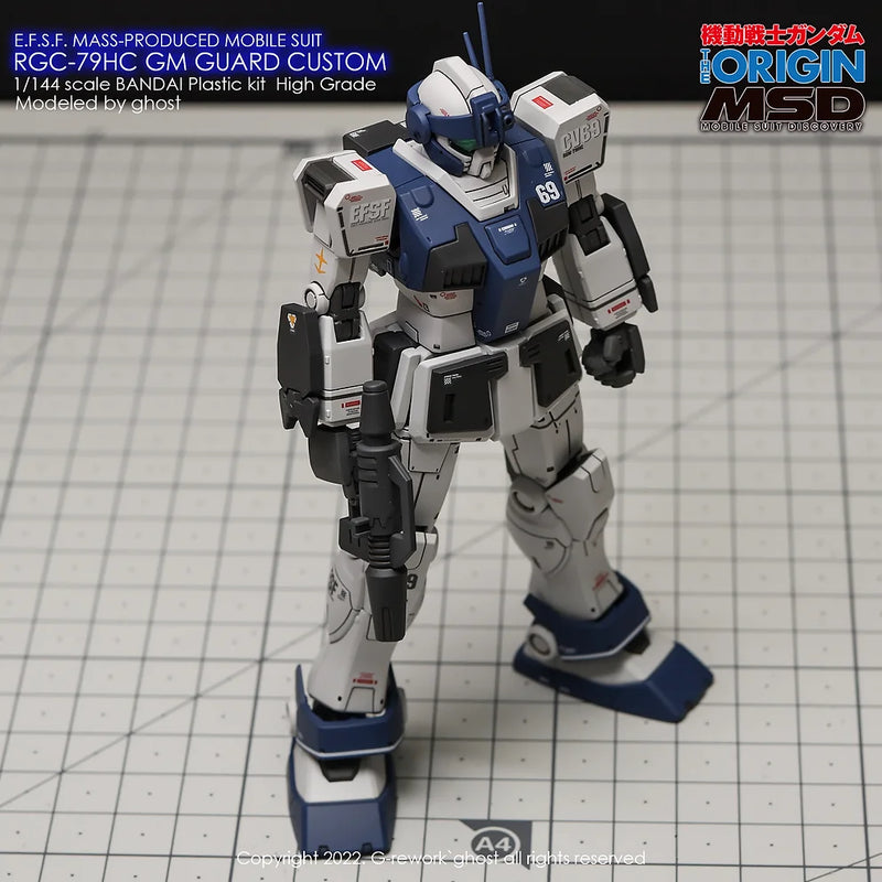 G-Rework Decal - HG Gundam The Origin RGC-79HC GM Guard Custom Use