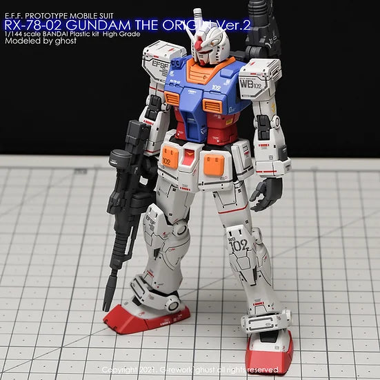 G-Rework Decal - HG Gundam The Origin RX-78-02 Gundam (Ver. 2)